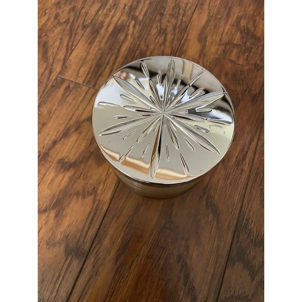 BATH & BODY WORKS Winter 3-WICK WAX CANDLE 14.5 New White Neutral Cozy